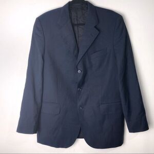 Vintage Alexander McQueen wool navy blazer